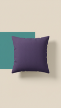 Confident Violet accent pillow